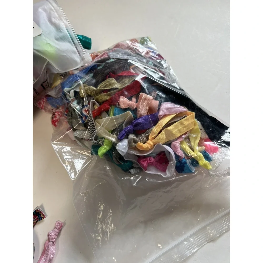 New 245 Hair Ties Elastic Ponytail Holder Bands  No Crease Varieties